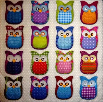 055 Owls - 3-ply (gray) - Atelier